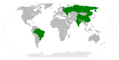 BRIC - Brasil Rússica Índia e China
