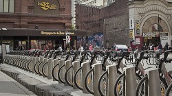 Bixi aluguel de bicicleta em Montreal, Canadá