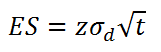 fórmula para cálculo do estoque de segurança