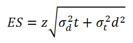 fórmula para o cálculo do estoque de segurança