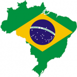 bandeira do brasil - país do futuro