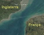 mapa do canal da mancha