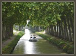 barco no canal de midi frança